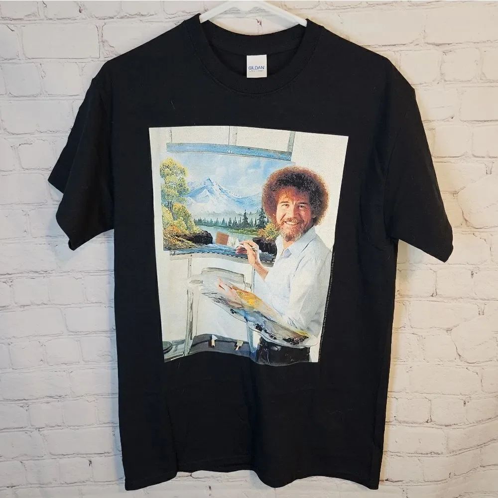 Men's Gildan "Happy Trees" shirt, Medium